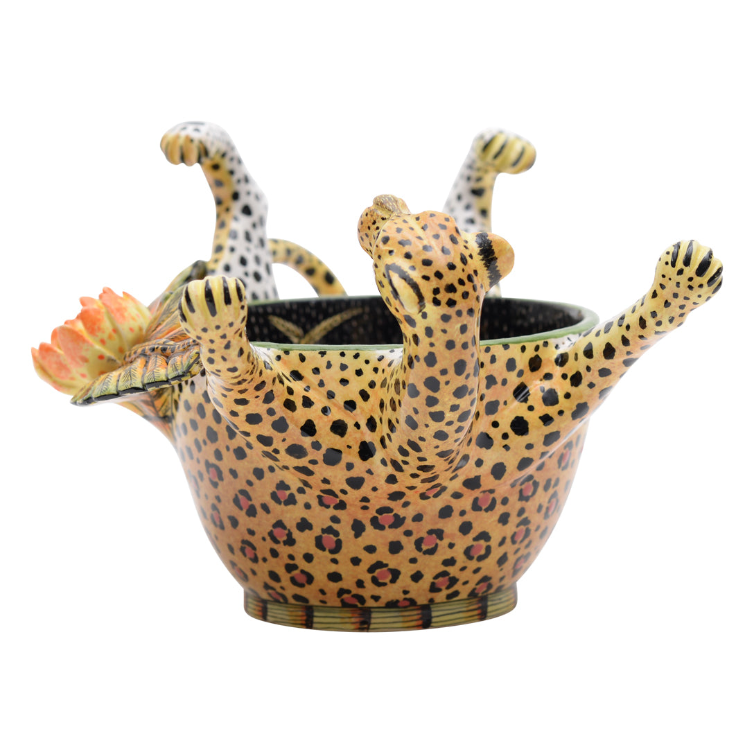 Leopard peanut bowl