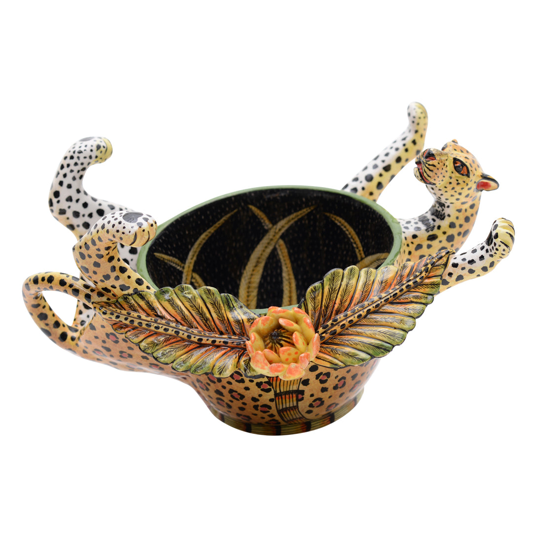 Leopard peanut bowl