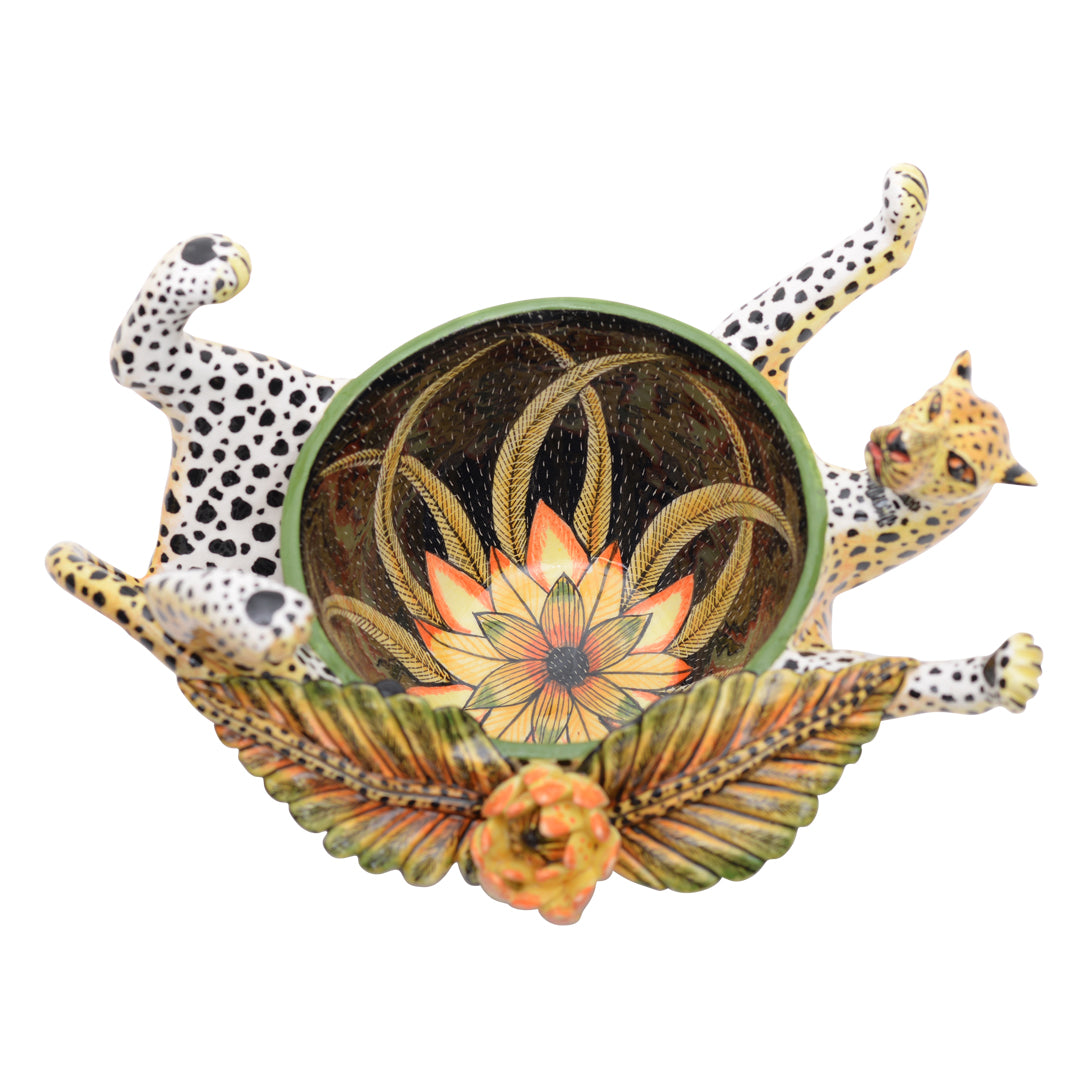 Leopard peanut bowl