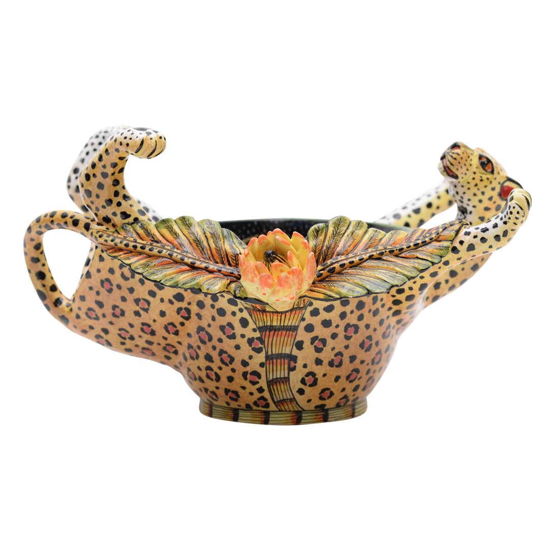 Leopard peanut bowl