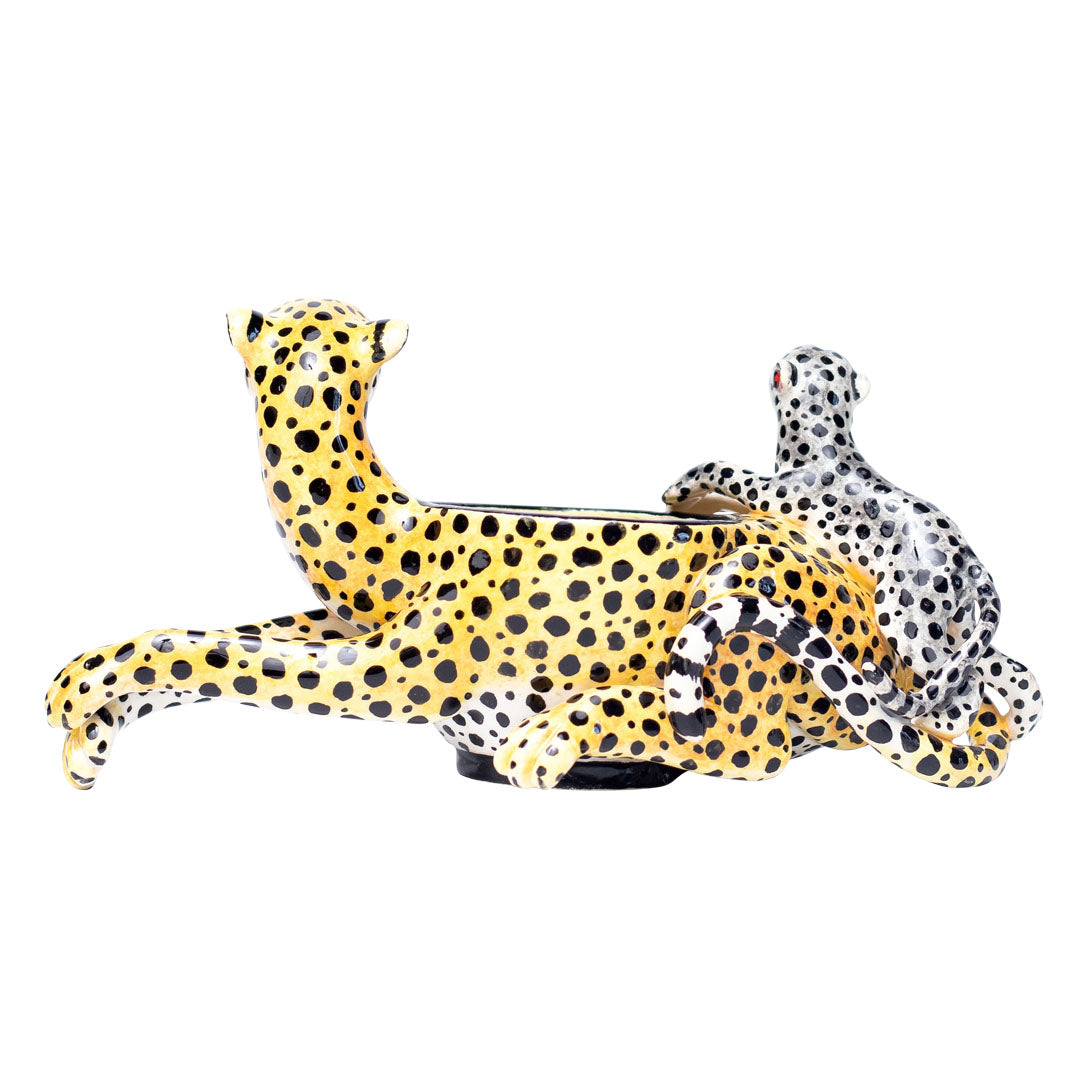Leopard eggcup