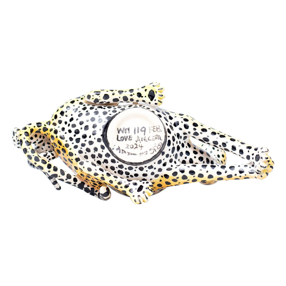 Leopard eggcup