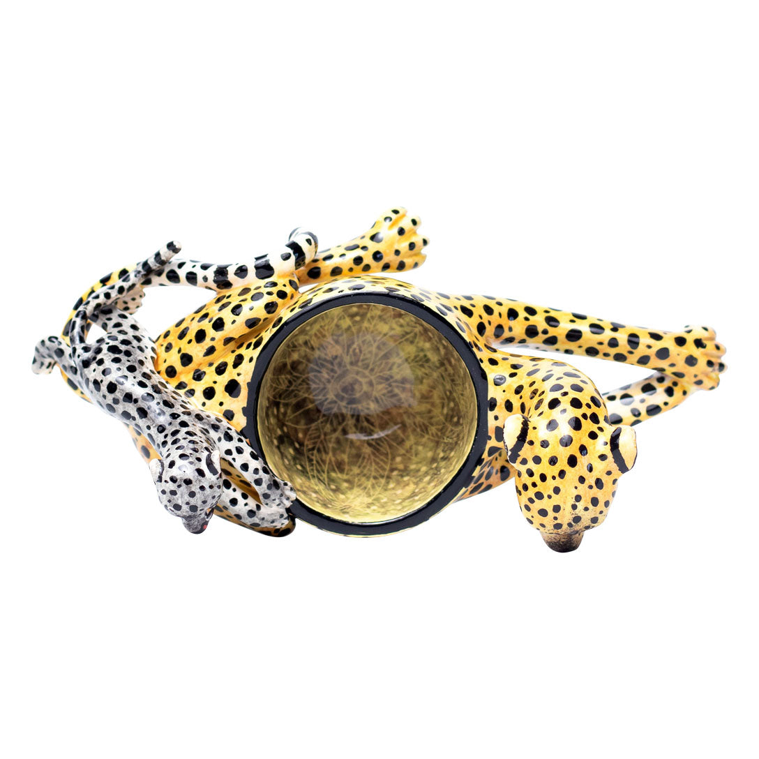 Leopard eggcup