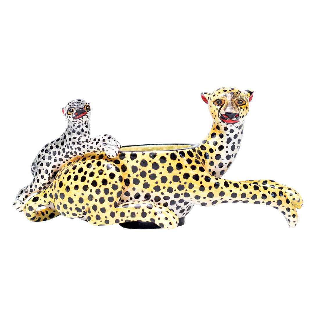 Leopard eggcup