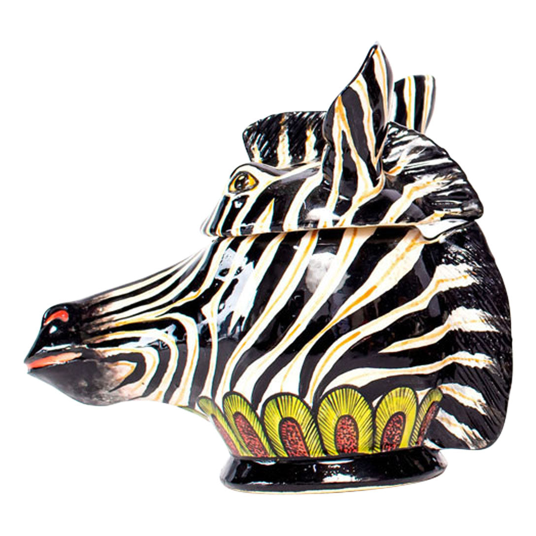 Zebra head jewelry box