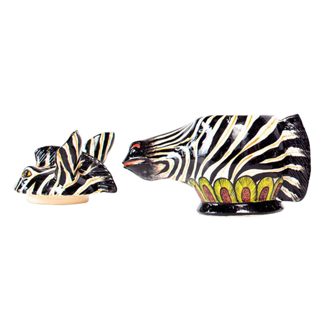Zebra head jewelry box