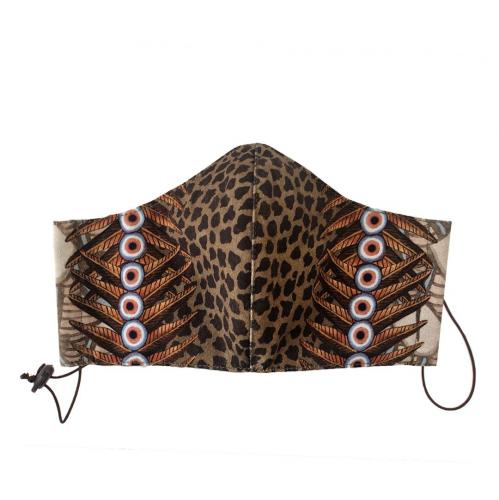 Feather Stone Face Mask