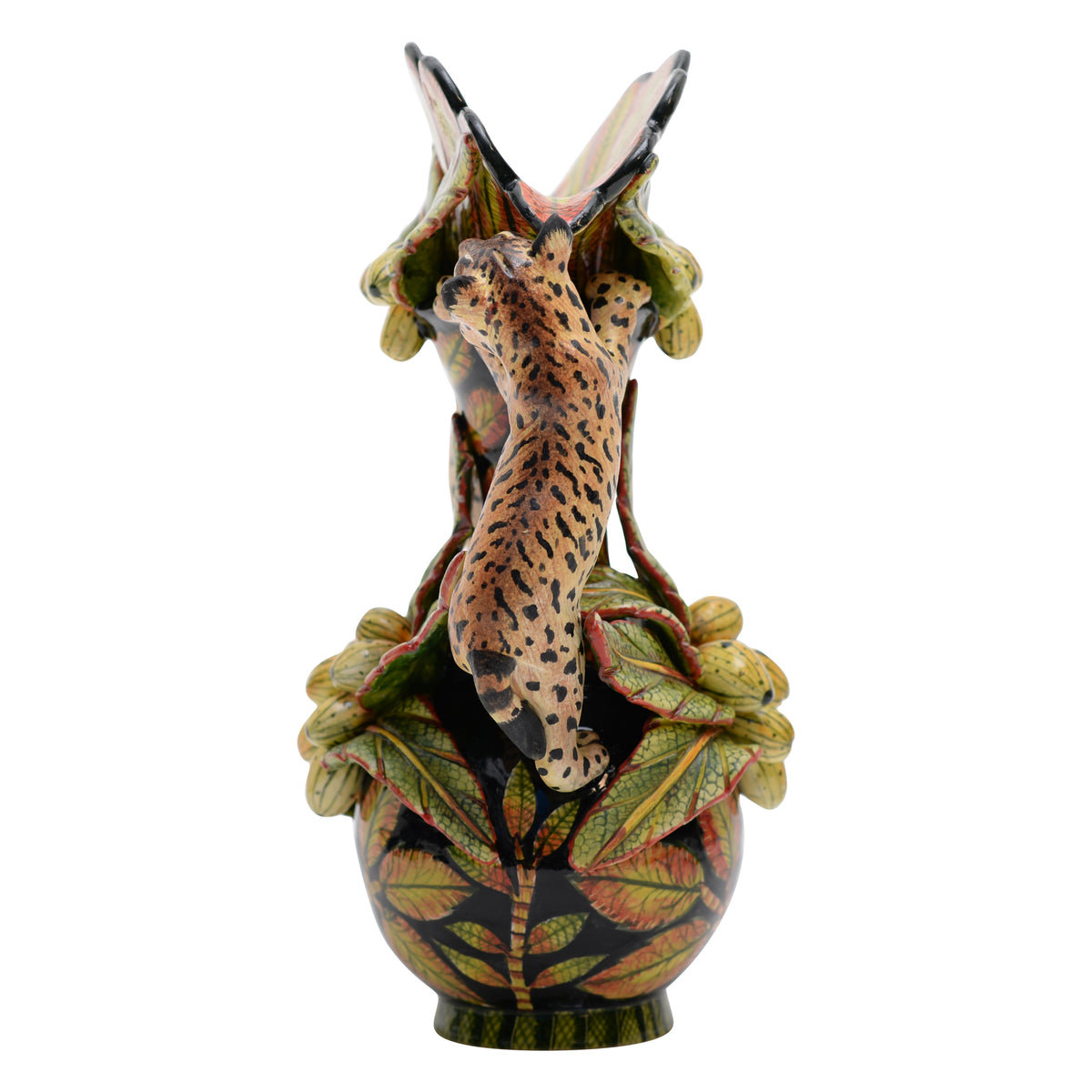 Bob cat vase