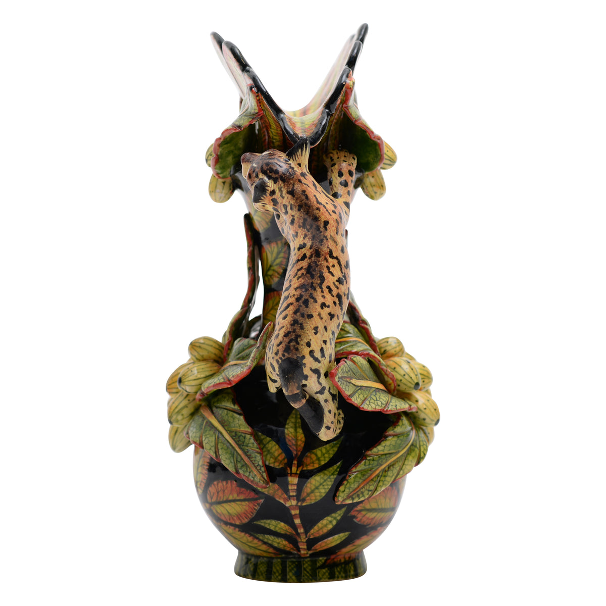 Bob cat vase