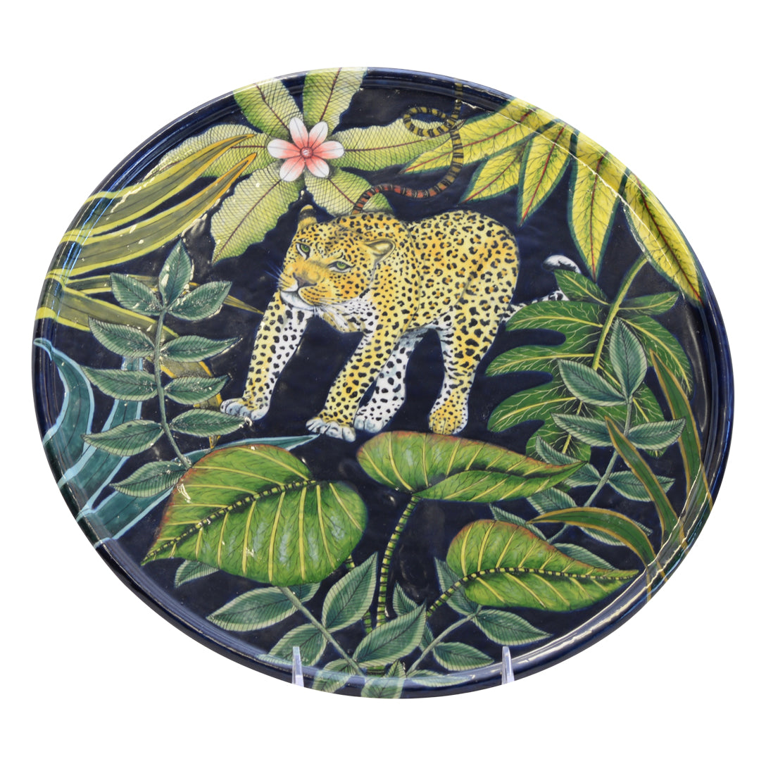 Leopard plate