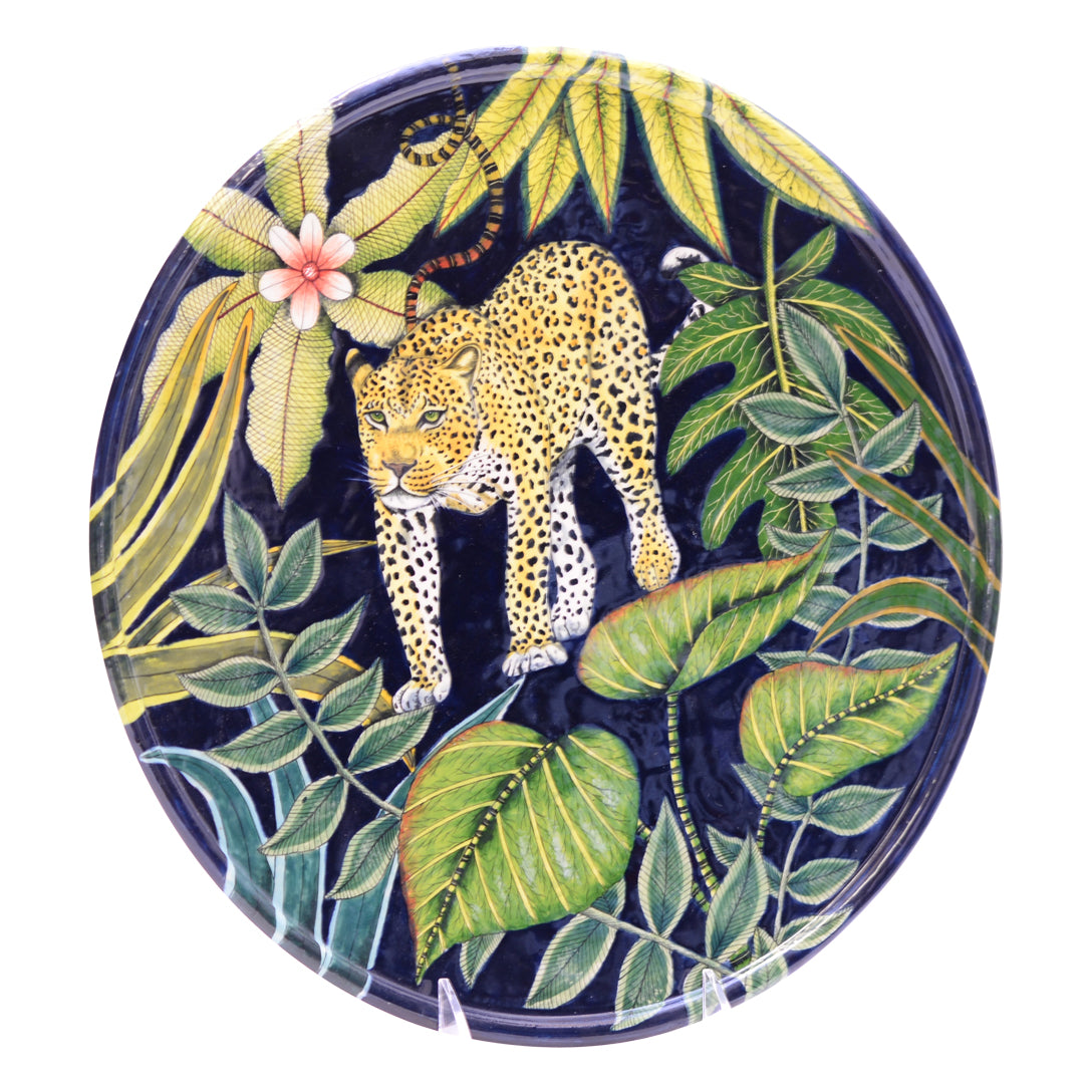 Leopard plate