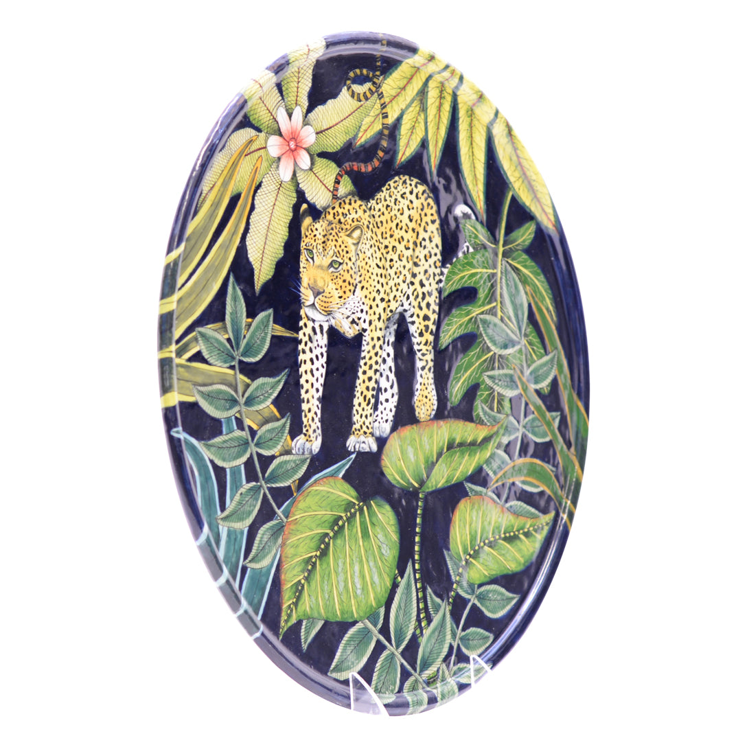 Leopard plate