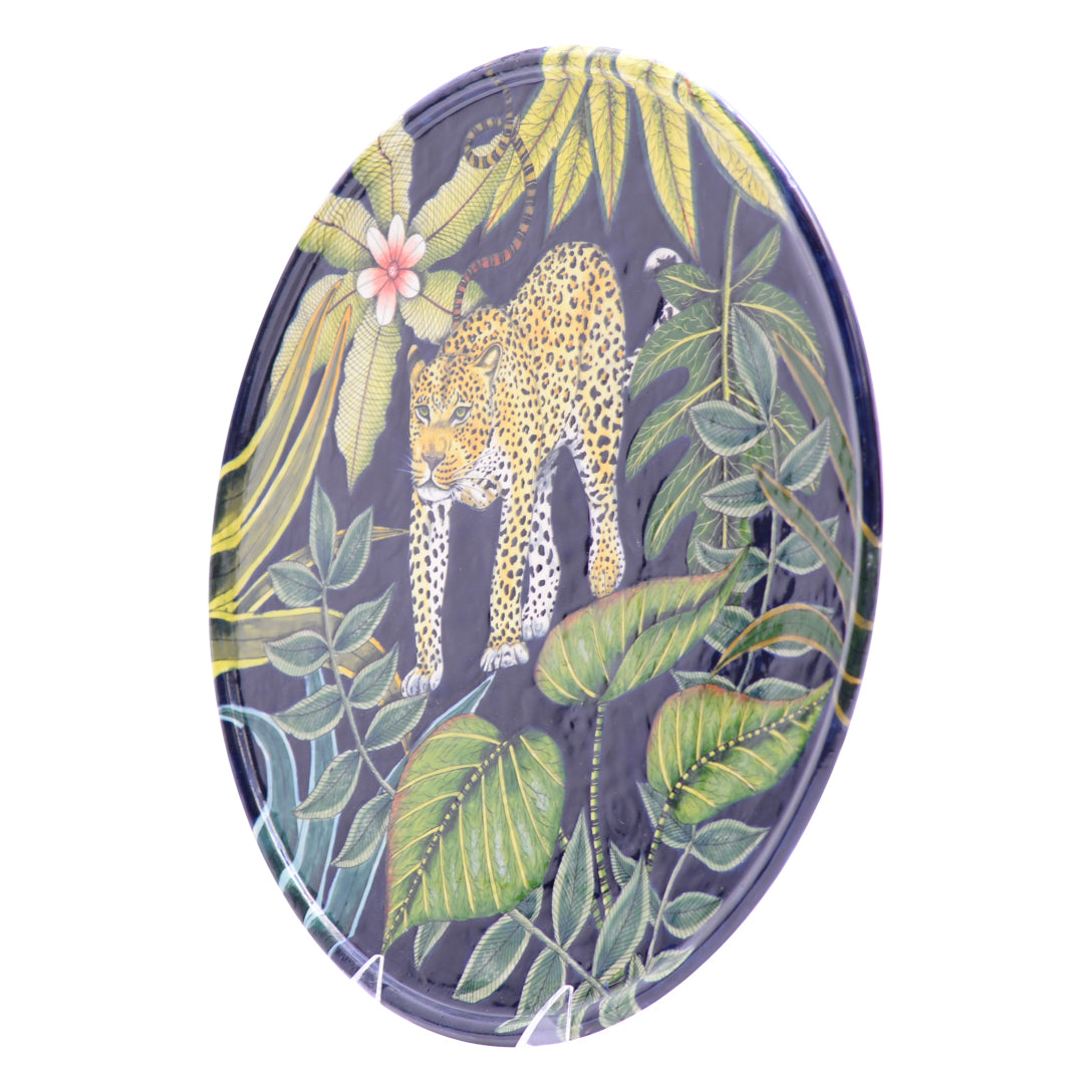 Leopard plate