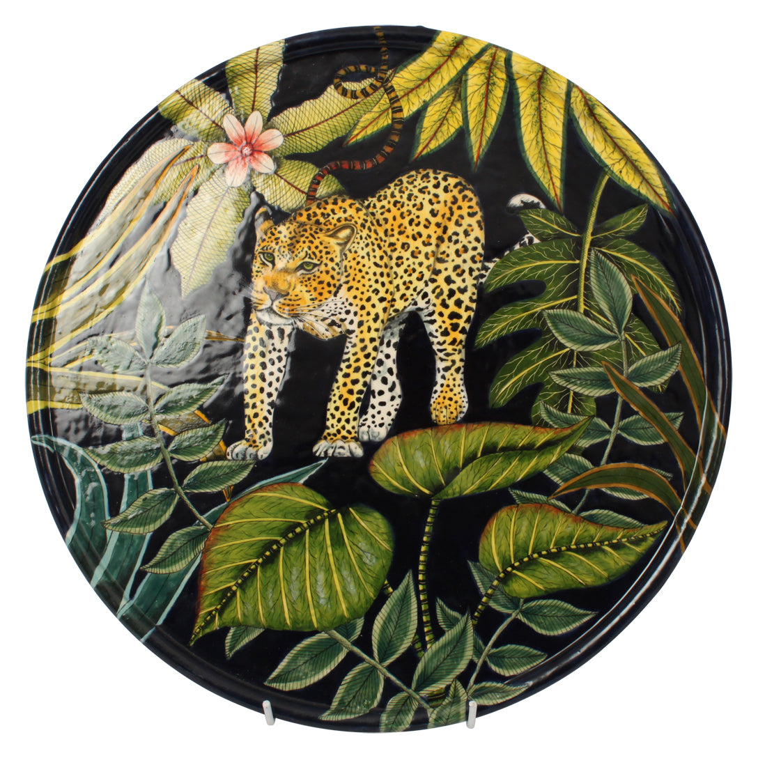 Leopard plate