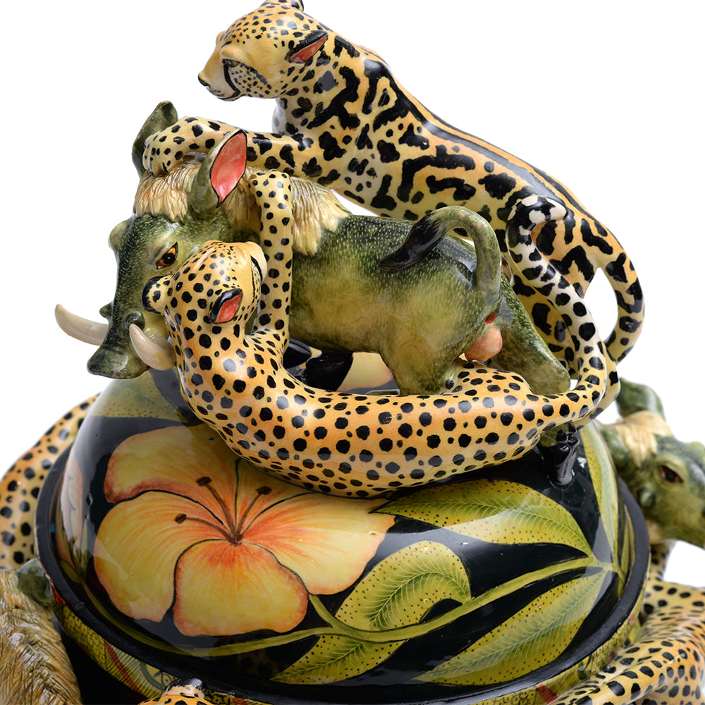 King cheetah & warthog tureen