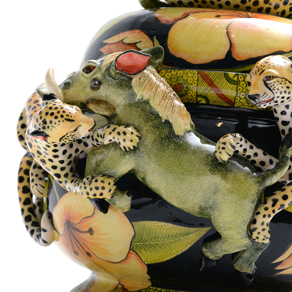 King cheetah & warthog tureen