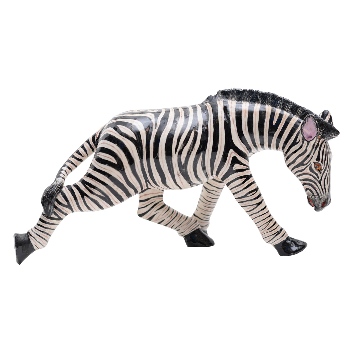 Zebra sculpture