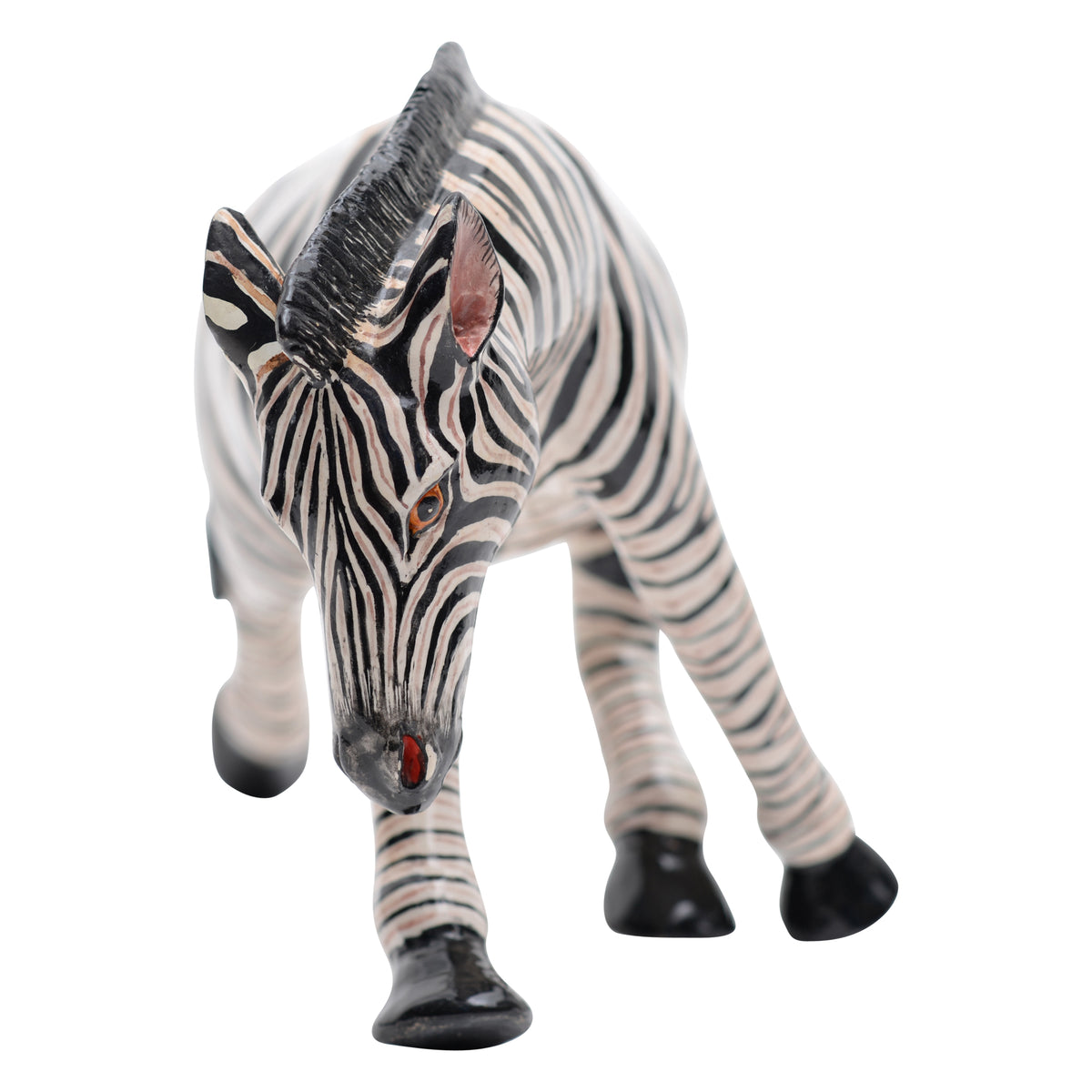 Zebra sculpture