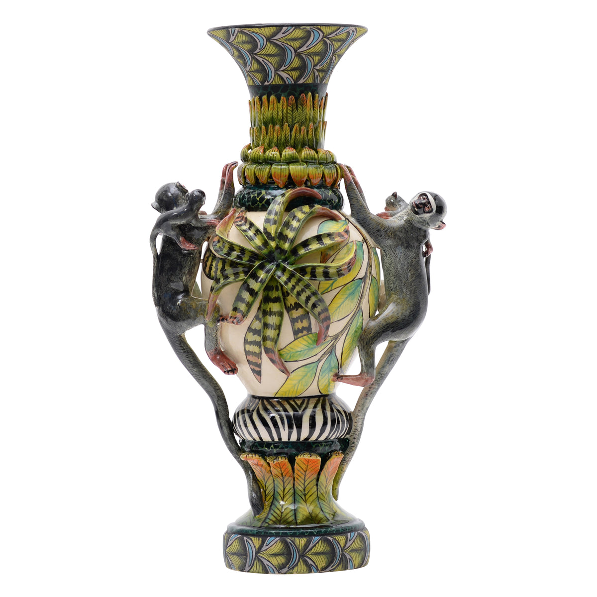 Monkey vase