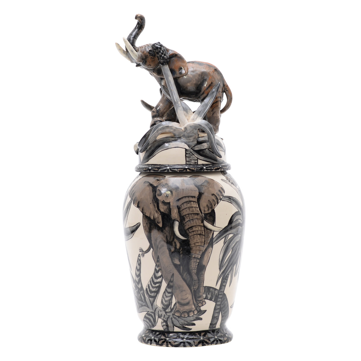 Elephant urn
