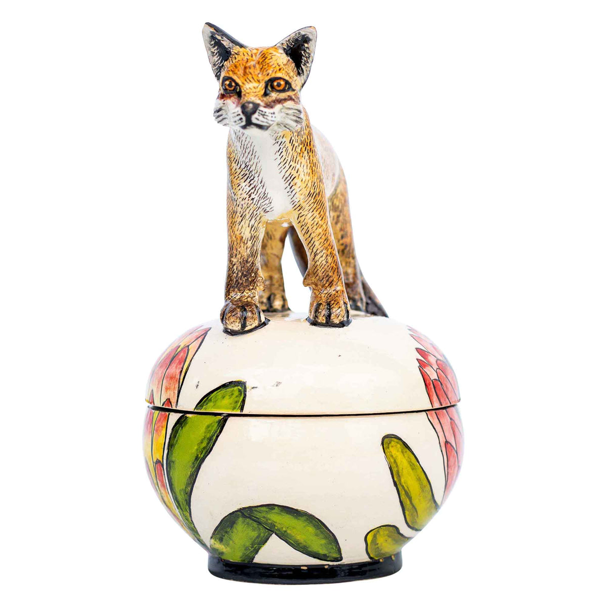 African fox jewelry box