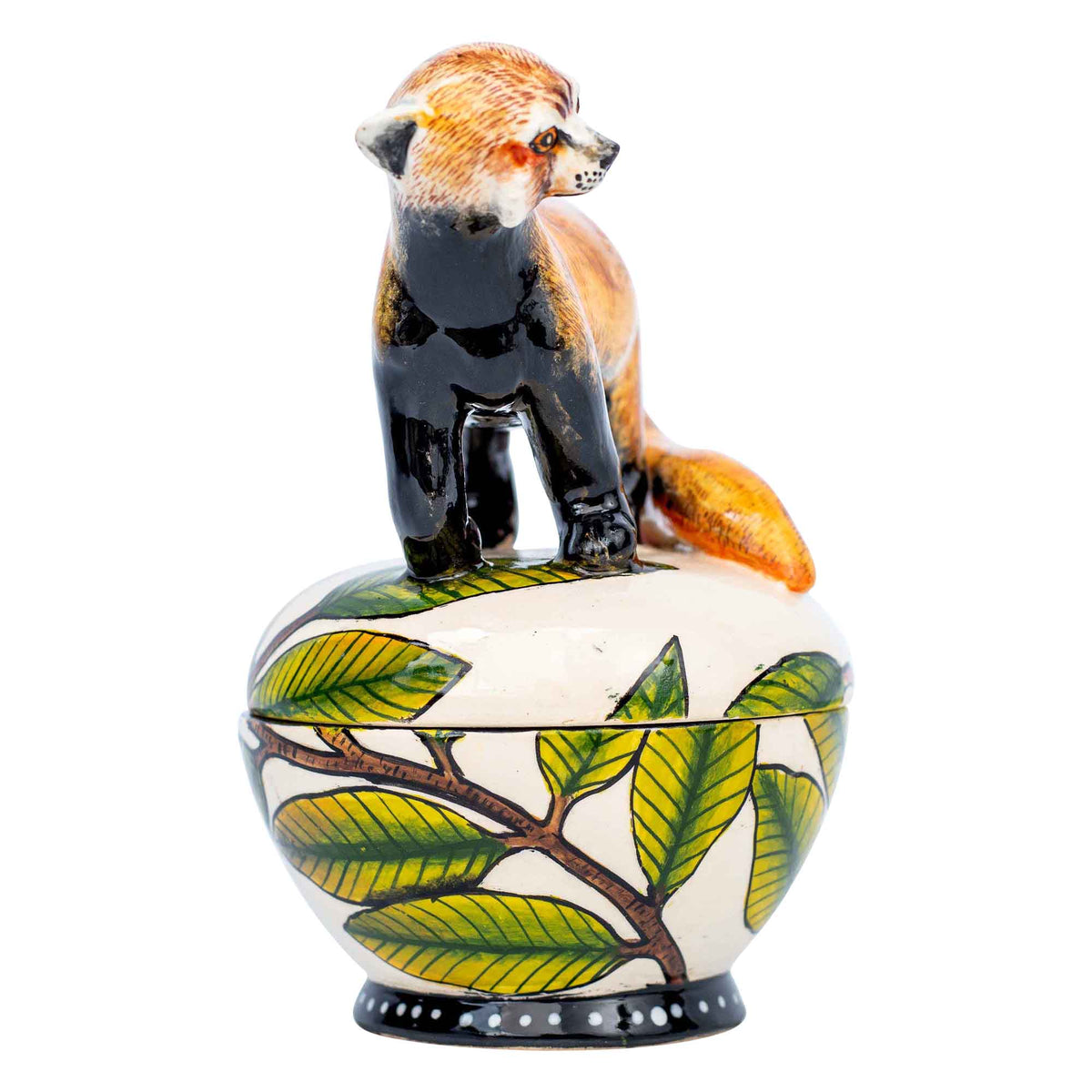 Red panda jewelry box