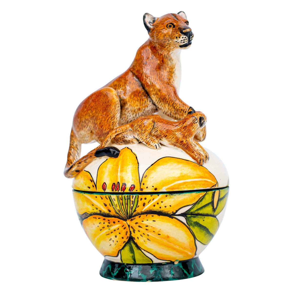 Lion jewelry box