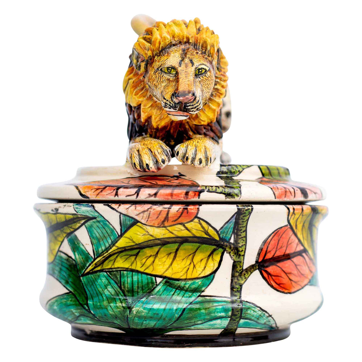 Lion jewelry box