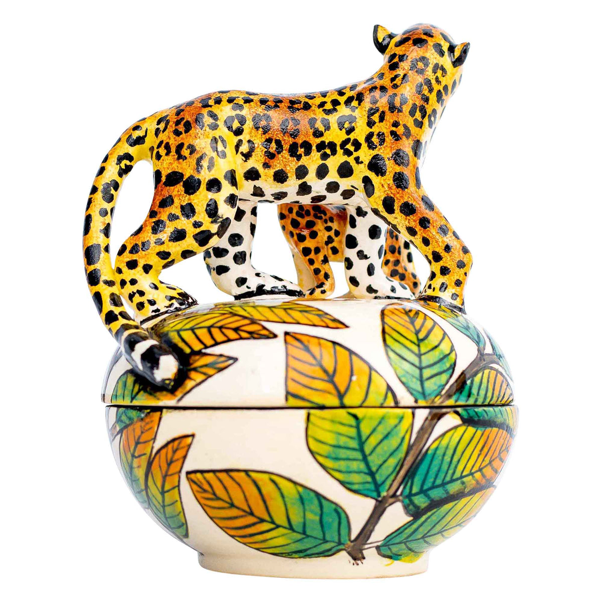 Leopard jewelry box