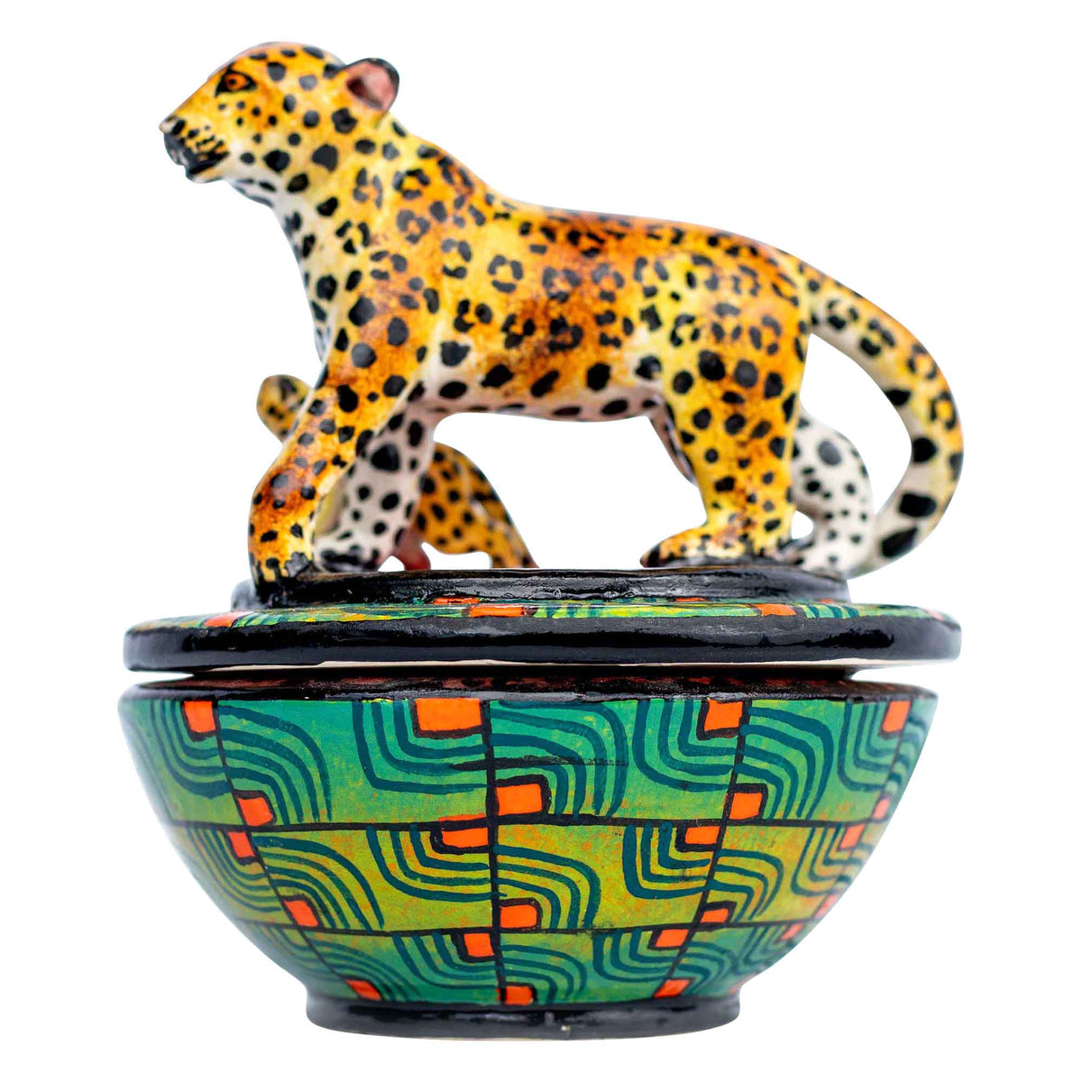 Leopard jewelry box