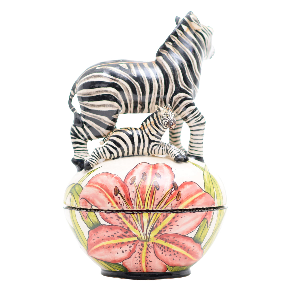 Zebra jewelry box