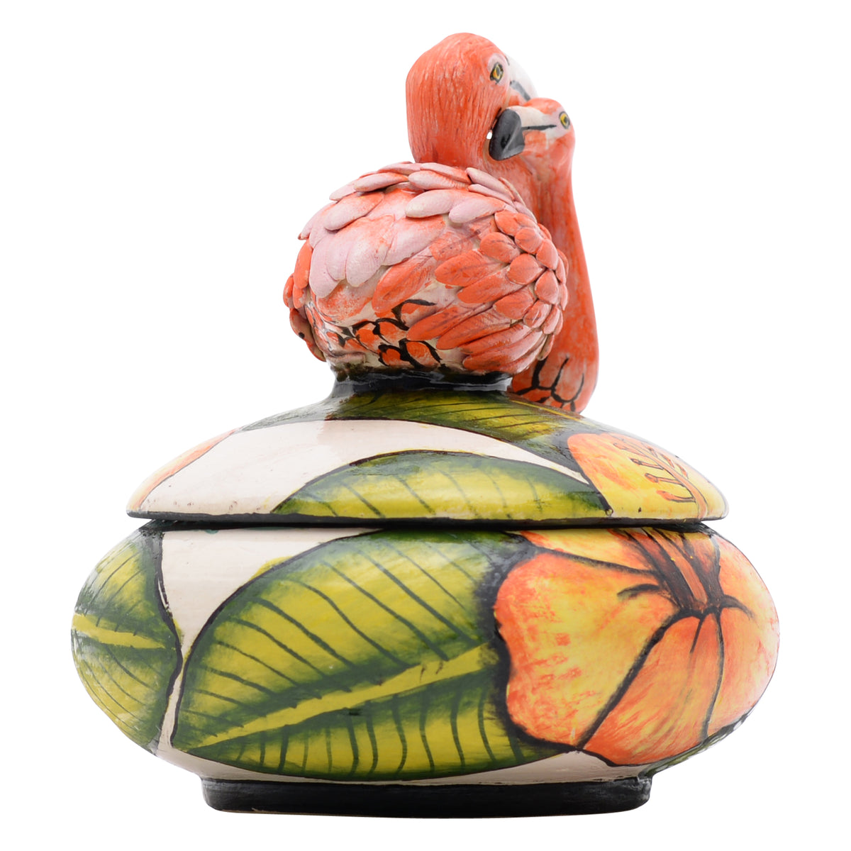 Flamingo jewelry box