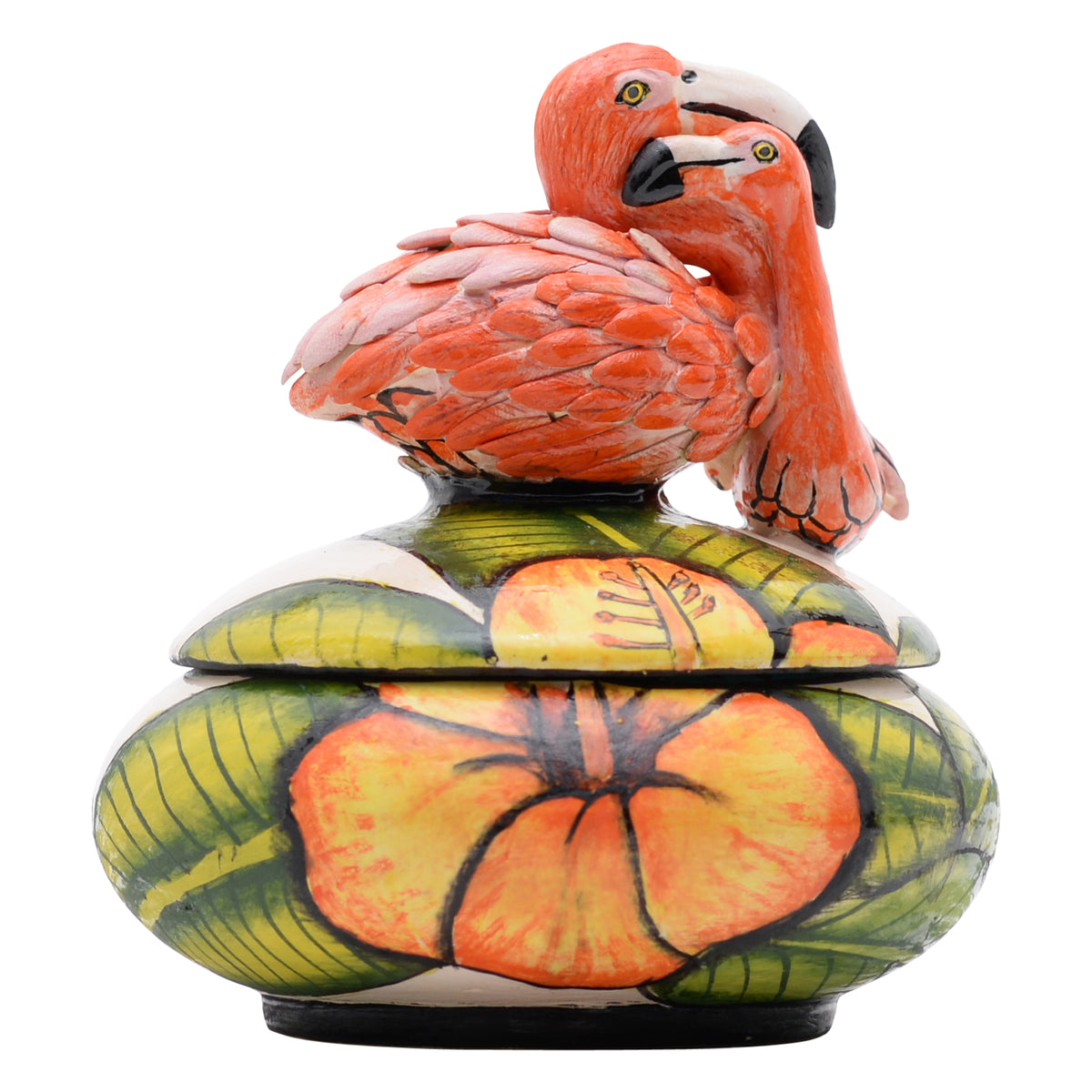 Flamingo jewelry box