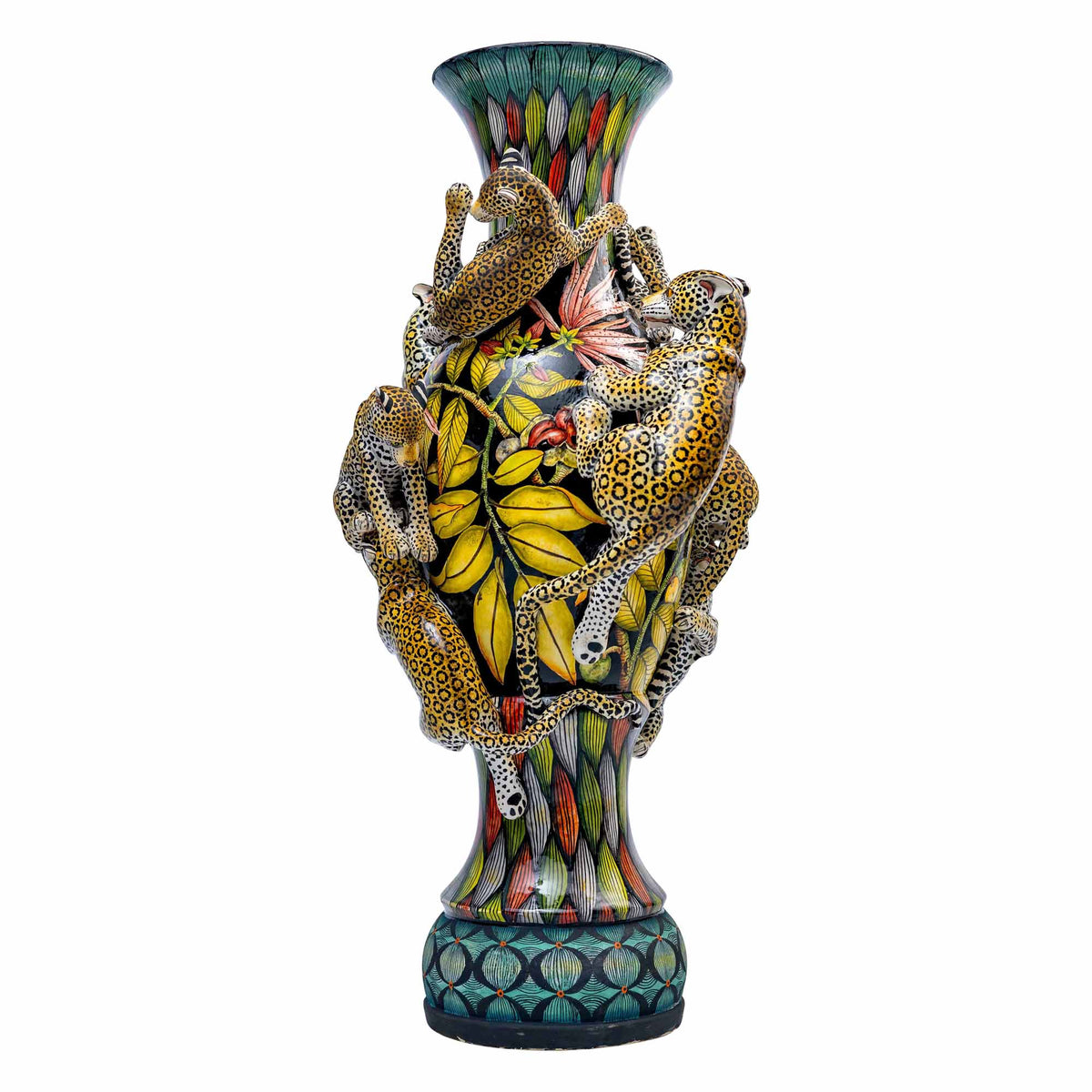 Leopard Vase
