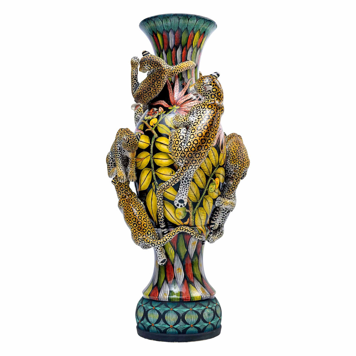 Leopard Vase