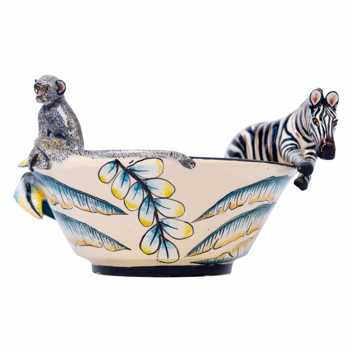 Zebra & Monkey Bowl