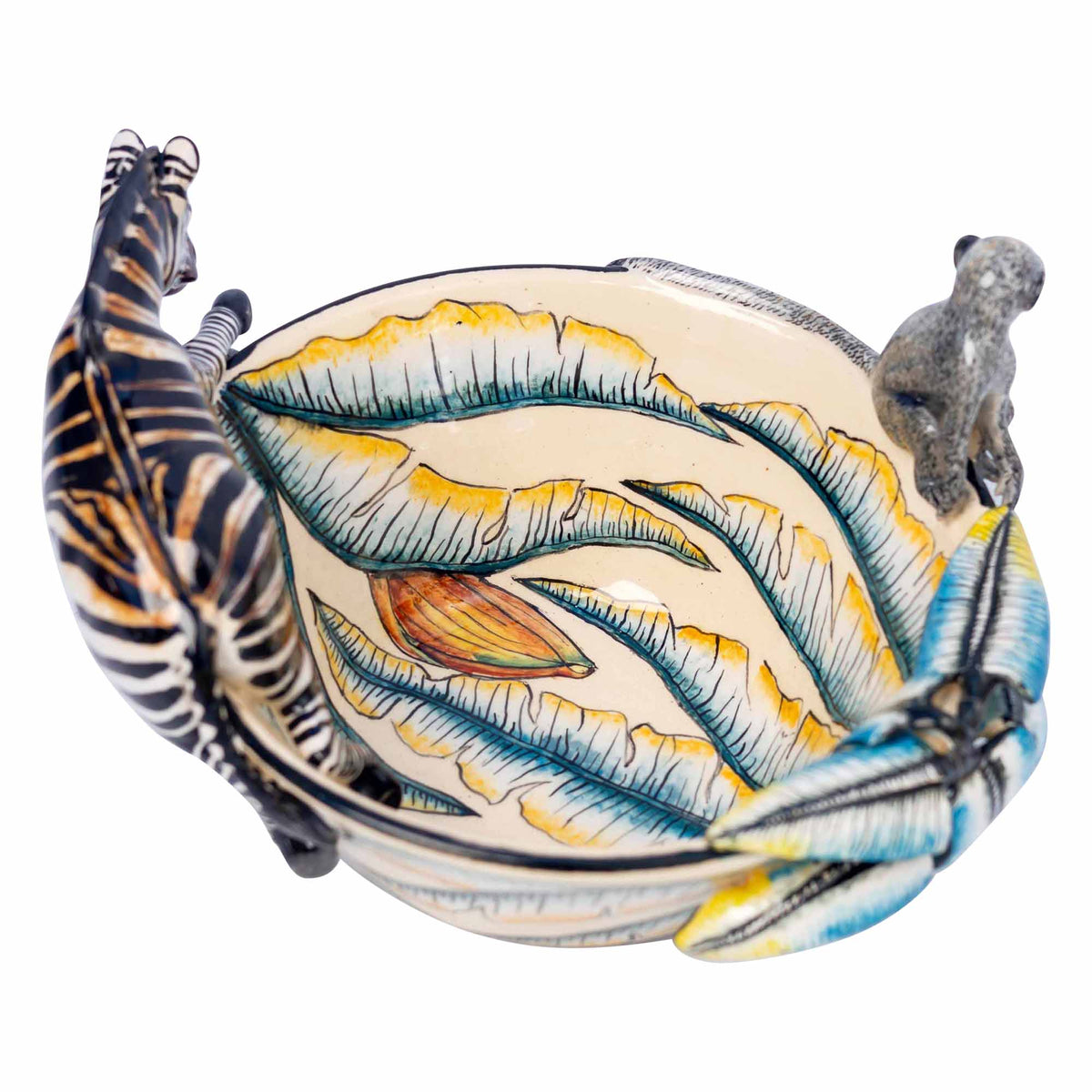 Zebra & Monkey Bowl