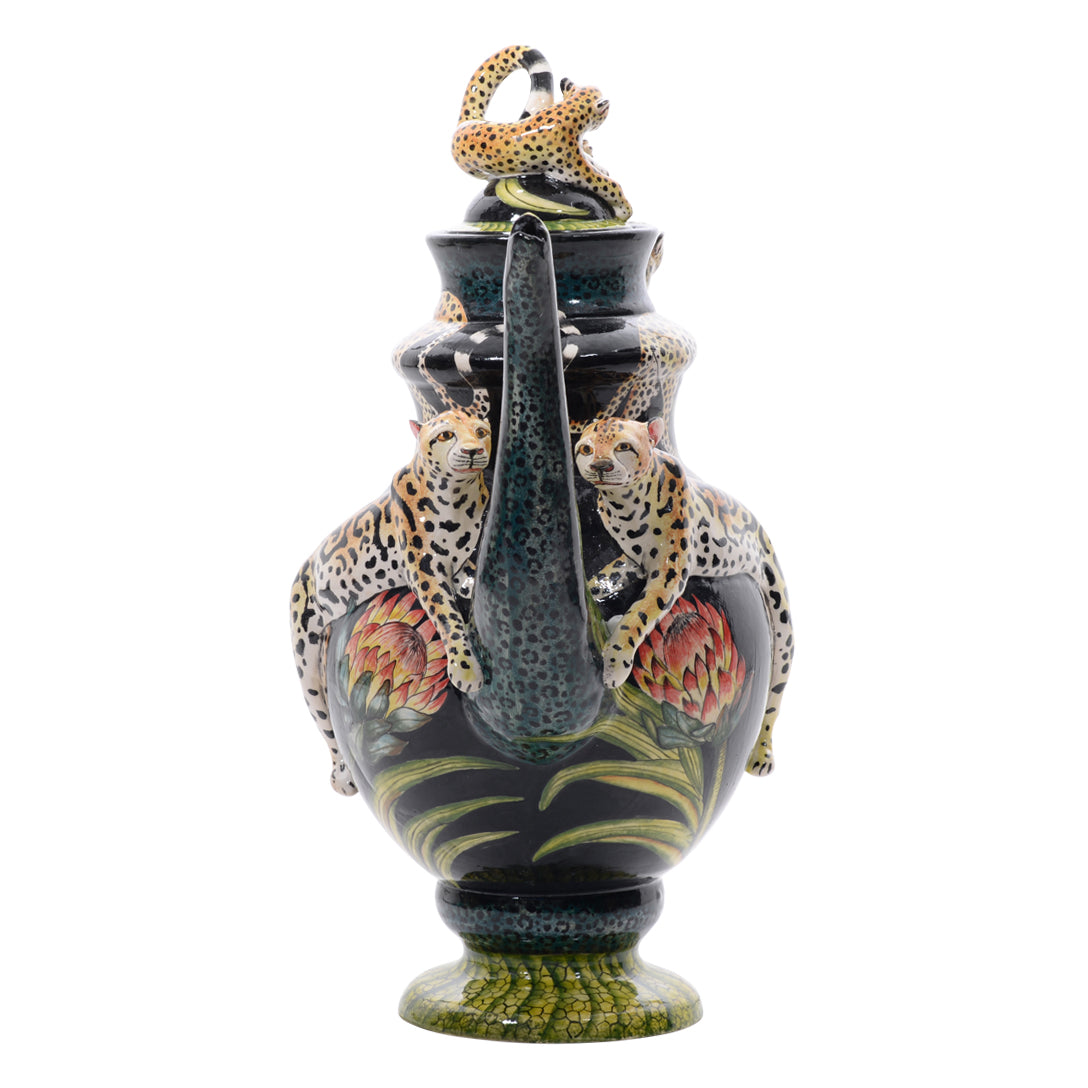 Leopard teapot