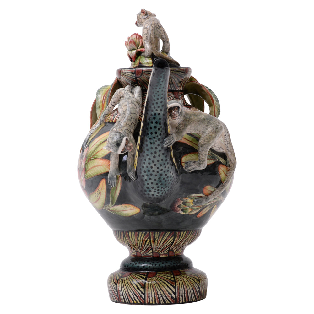 Monkey teapot