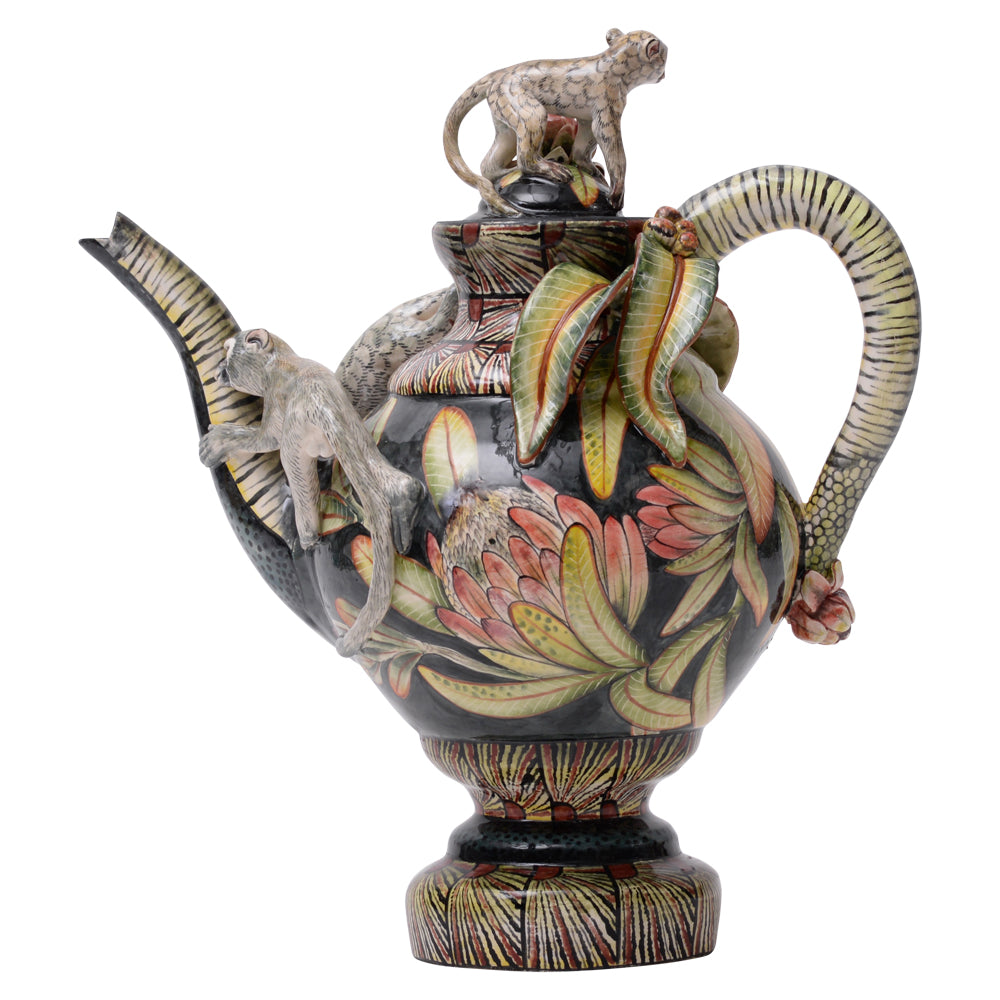 Monkey teapot