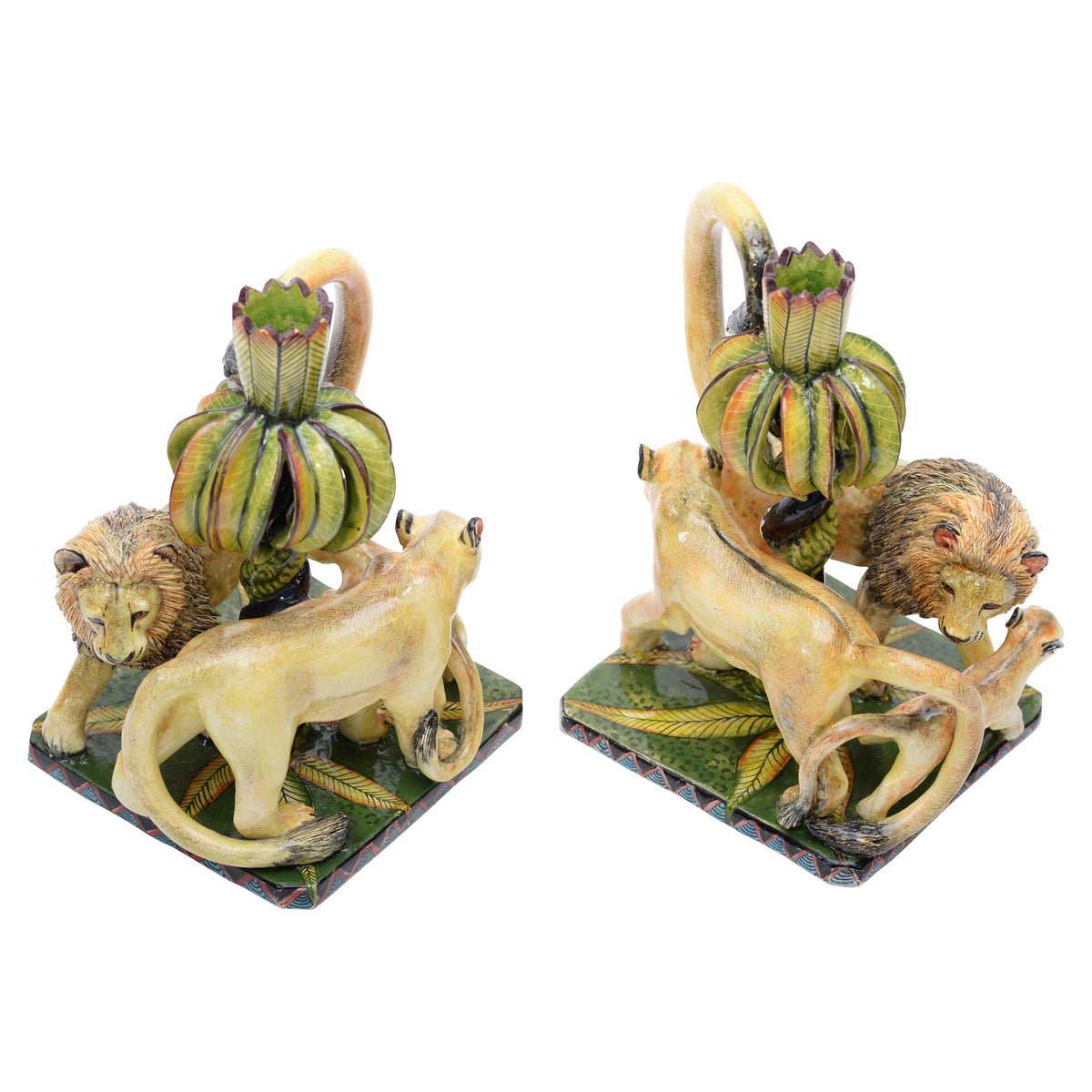 Lion Candlesticks