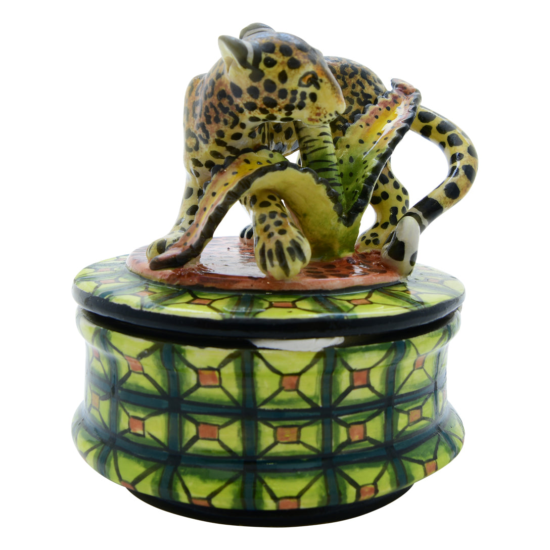 Leopard jewelry box
