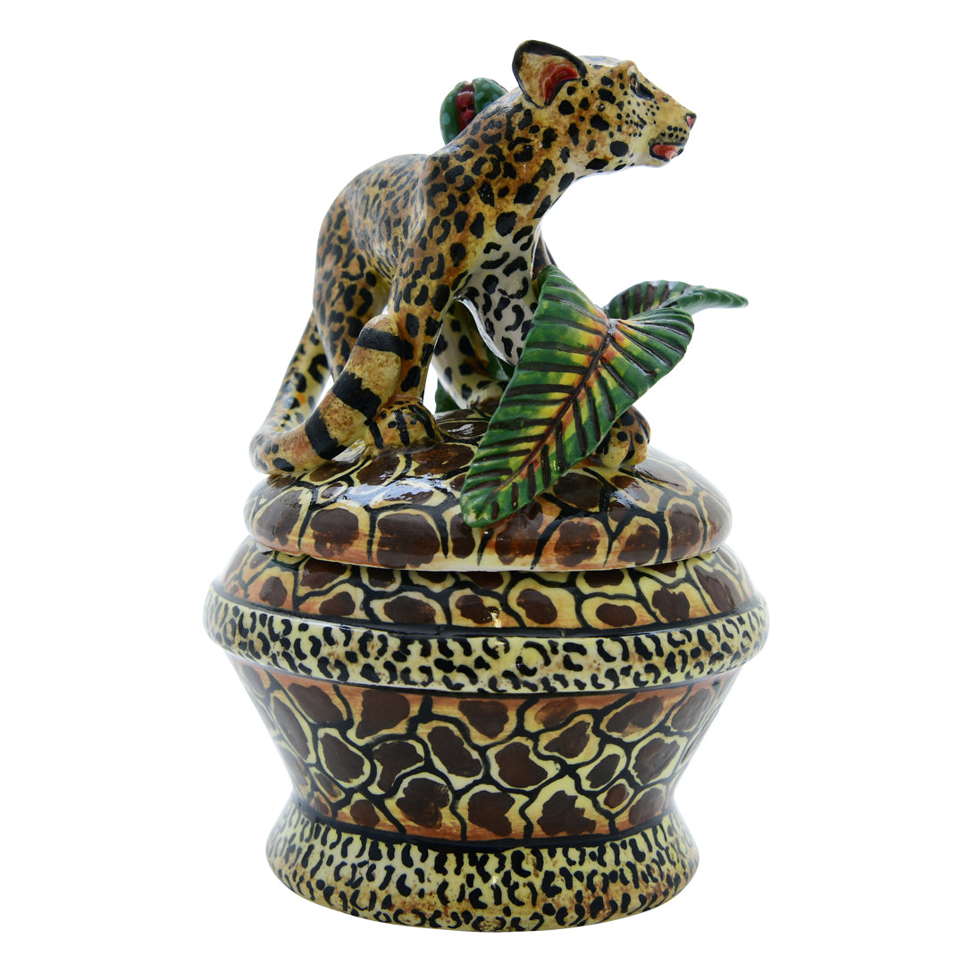 Leopard jewelry box