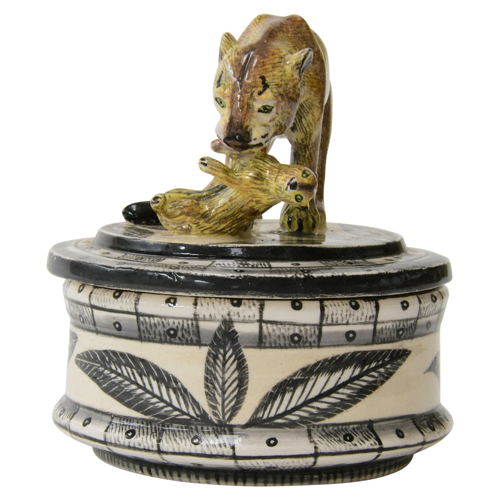 Lion and cub novelty box