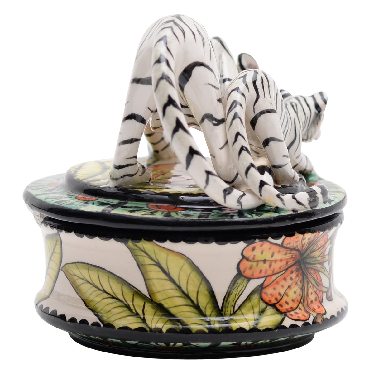 White tigers jewelry box