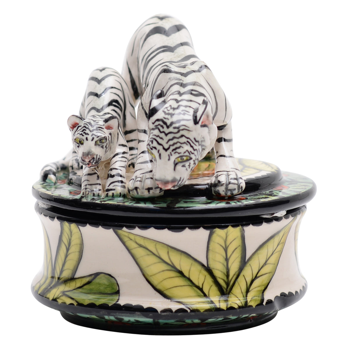 White tigers jewelry box