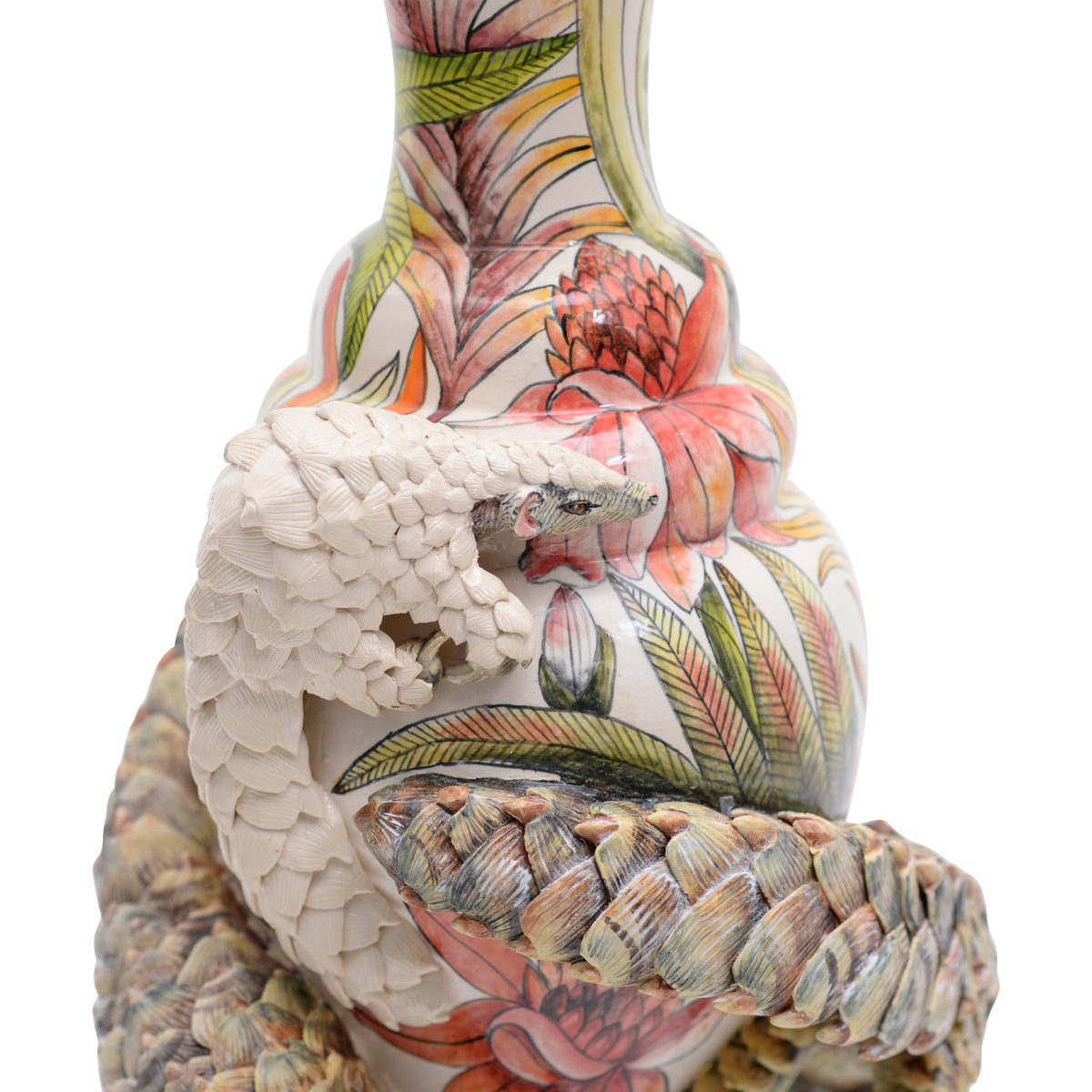 Pangolin vase