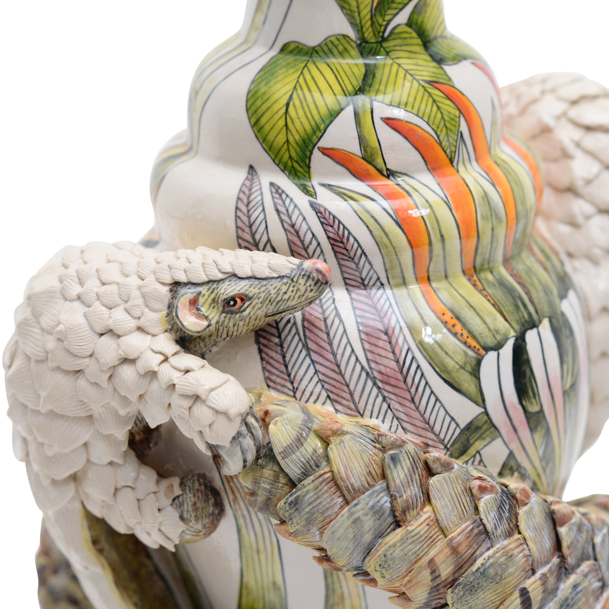 Pangolin vase