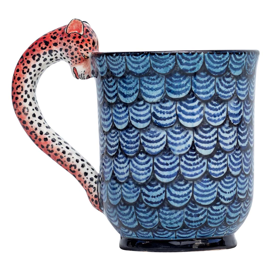 Leopard mug Deformed & exploted spot