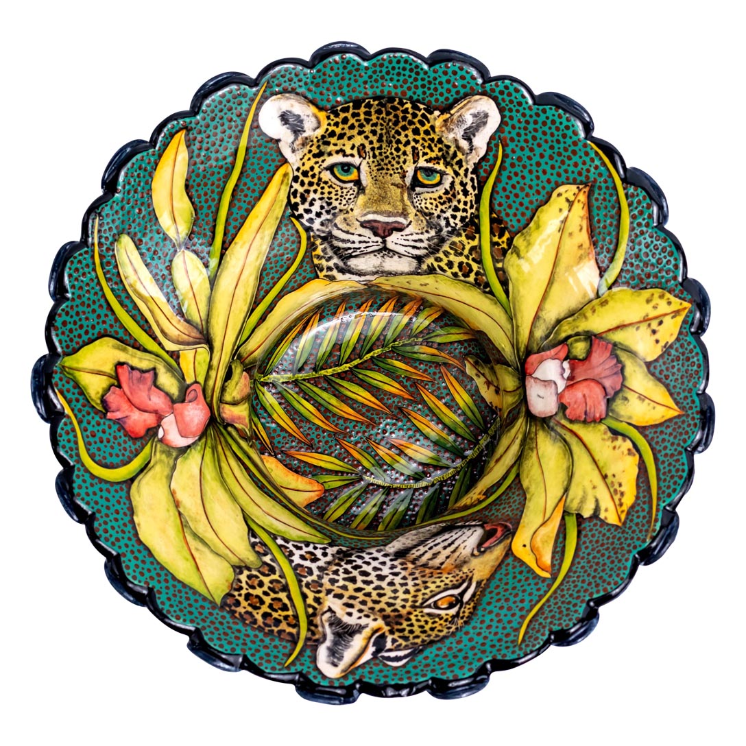 Leopard bowl